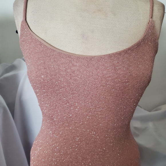 Windsor Pink Spaghetti Strap Bodycon Mini Dress - Picture 3 of 7